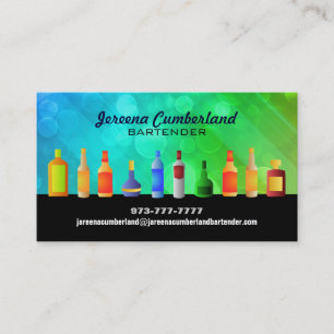 Tarjetas de visita de la barra