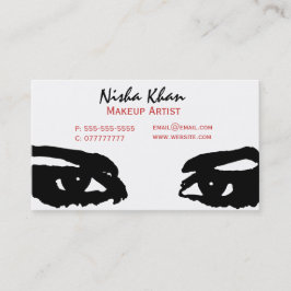 Tarjetas de visita de la belleza