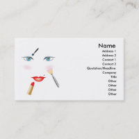 Tarjetas de visita de la belleza #6
