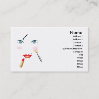 Tarjetas de visita de la belleza #6