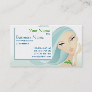 Tarjetas de visita de la belleza de encargo