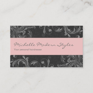 Tarjetas de visita de la belleza del pelo