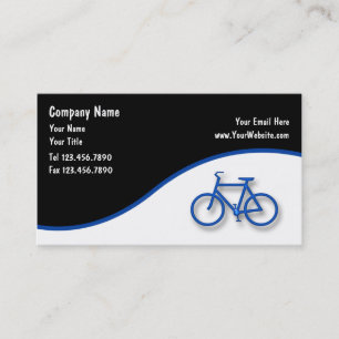 Tarjetas de visita de la bicicleta