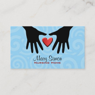 Tarjetas de visita de la clínica de reposo