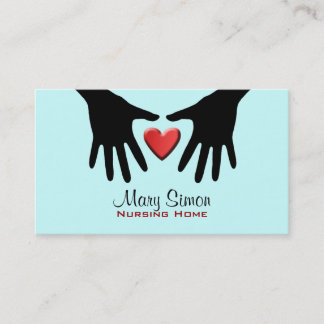 Tarjetas de visita de la clínica de reposo