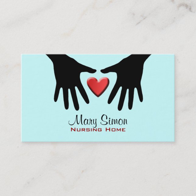 Tarjetas de visita de la clínica de reposo (Anverso)