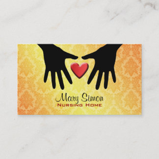 Tarjetas de visita de la clínica de reposo