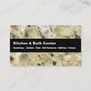 Tarjetas de visita de la cocina y del baño