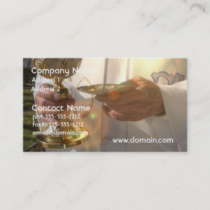 Tarjetas de visita de la comunión