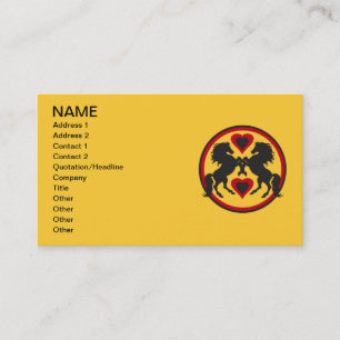 Tarjetas de visita de la DANZA del AMOR de los