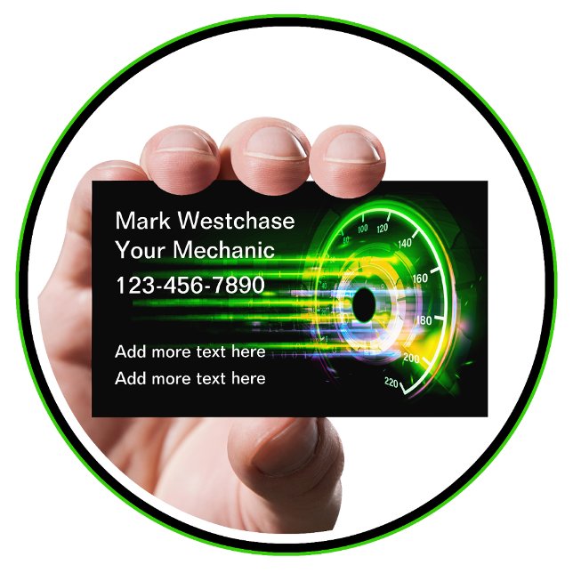 Tarjetas de visita de la empresa de automóviles má (Subido por el creador)