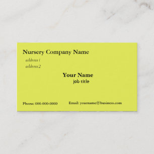 Tarjetas de visita de la empresa de enfermería