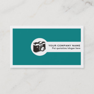 Tarjetas de visita de la empresa de fotógrafos ver