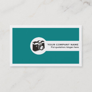 Tarjetas de visita de la empresa de fotógrafos ver
