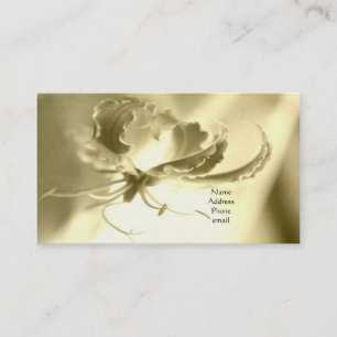 Tarjetas de visita de la flor