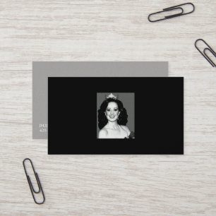 Tarjetas de visita de la foto de Srta. América
