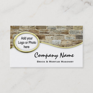 Tarjetas de visita de la foto del logotipo de la