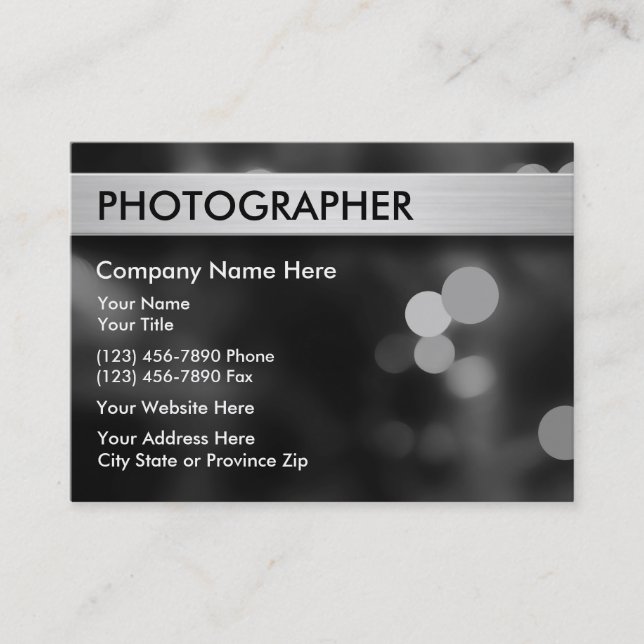 Tarjetas de visita de la fotografía (Anverso)