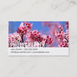 Tarjetas de visita de la fotografía de la flor de