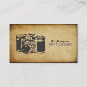 Tarjetas de visita de la fotografía del Grunge de