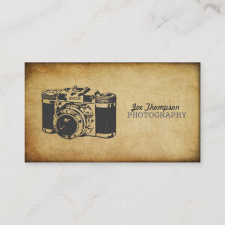 Tarjetas de visita de la fotografía del Grunge de