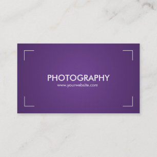Tarjetas de visita de la fotografía en púrpura y