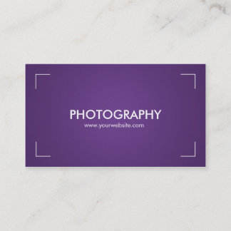Tarjetas de visita de la fotografía en púrpura y