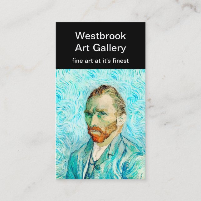 Tarjetas de visita de la Galería de arte de época (Anverso)