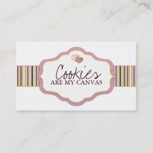 Tarjetas de visita de la galleta