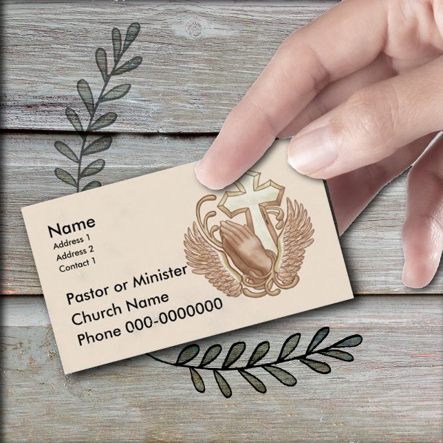 Tarjetas de visita de la iglesia cristiana (Subido por el creador)