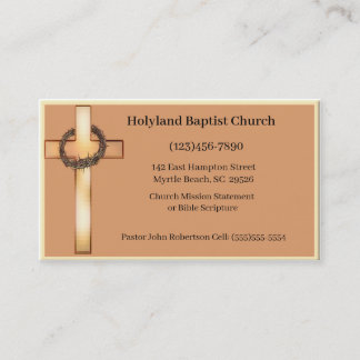Tarjetas de visita de la Iglesia de la Cruz