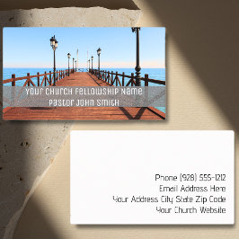Tarjetas de visita de la iglesia Lake Dock