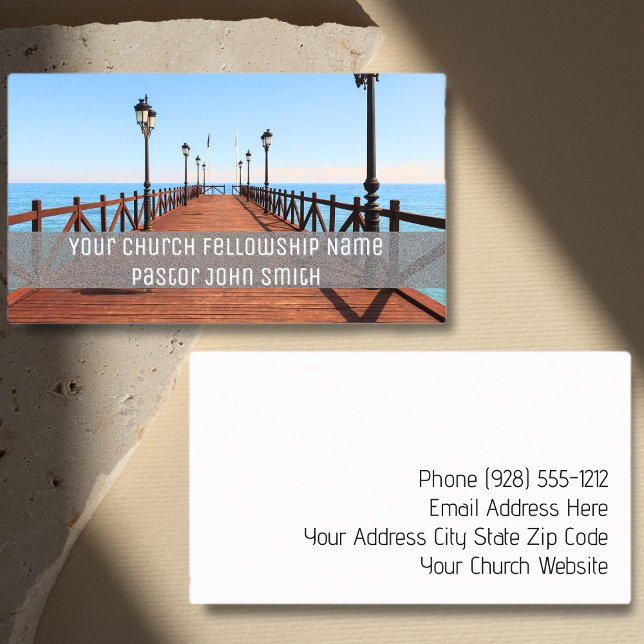 Tarjetas de visita de la iglesia Lake Dock (Subido por el creador)
