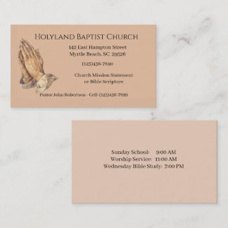 Tarjetas de visita de la Iglesia Oradora