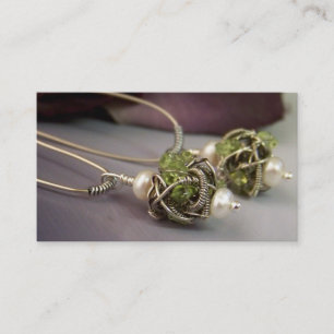 Tarjetas de visita de la joyería