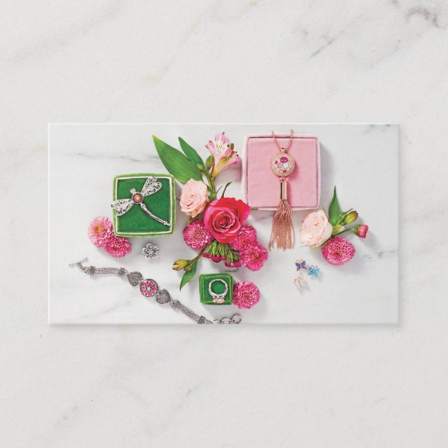 Tarjetas de visita de la joyería (Anverso)