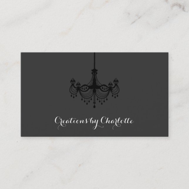 Tarjetas de visita de la lámpara (Anverso)