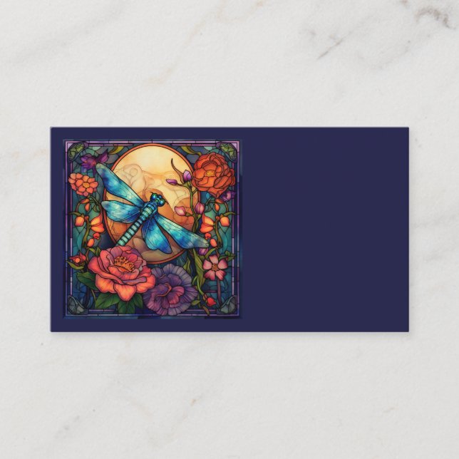 Tarjetas de visita de la libélula (Anverso)