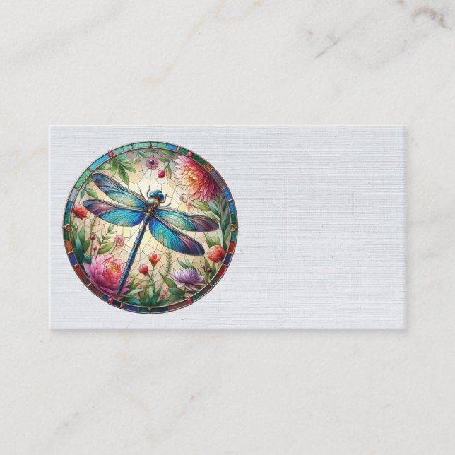 Tarjetas de visita de la libélula (Anverso)