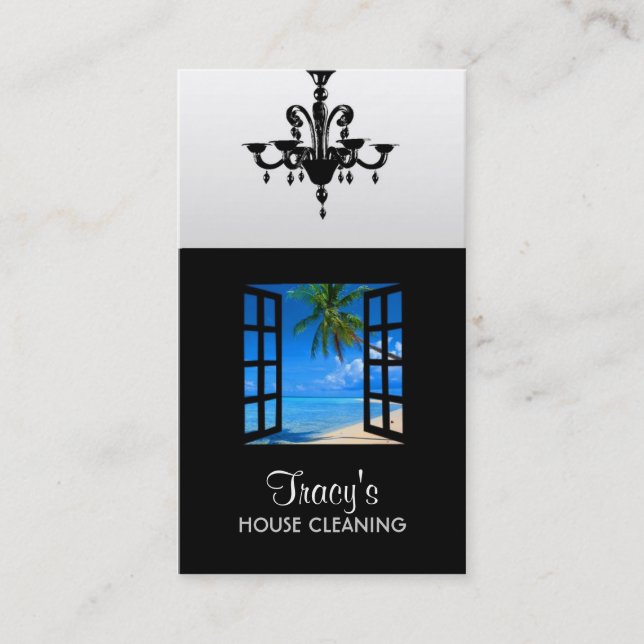 Tarjetas de visita de la limpieza de la oficina (Anverso)