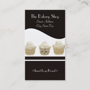 Tarjetas de visita de la magdalena en fondo negro