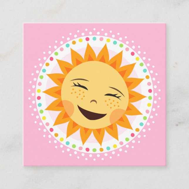 Tarjetas de visita de la mamá de Playdate (Anverso)