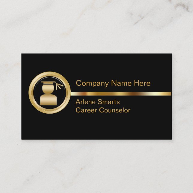 Tarjetas de visita de la orientación profesional (Anverso)