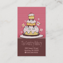 Tarjetas de visita de la panadería