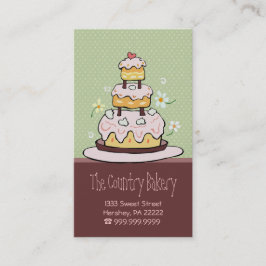 Tarjetas de visita de la panadería