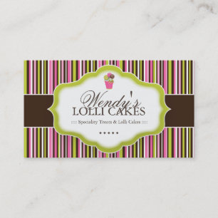 Tarjetas de visita de la panadería