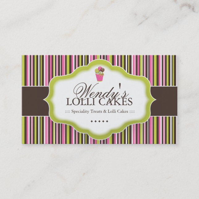 Tarjetas de visita de la panadería (Anverso)