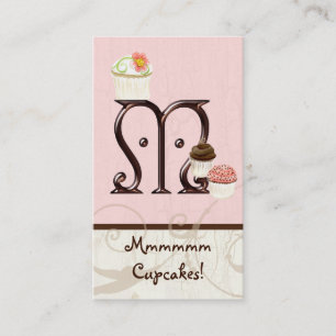 Tarjetas de visita de la panadería del postre del