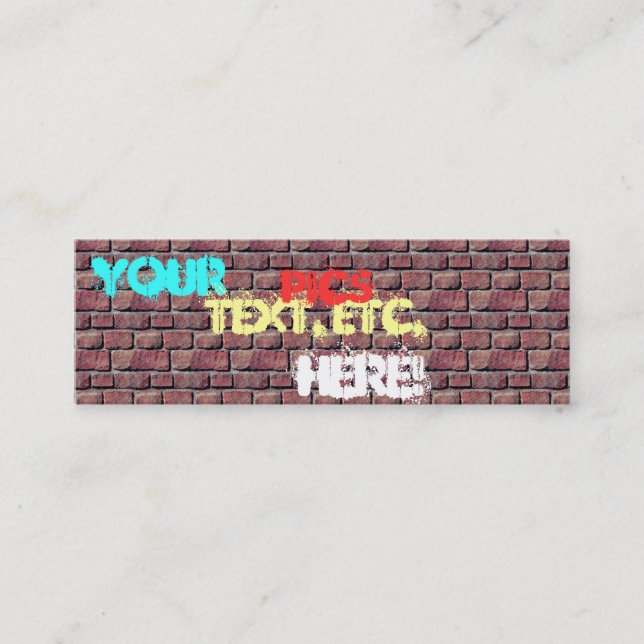 Tarjetas de visita de la pintada (Anverso)