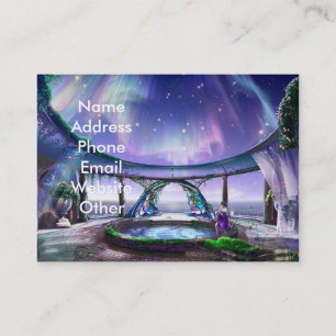 Tarjetas de visita de la piscina de la fantasía